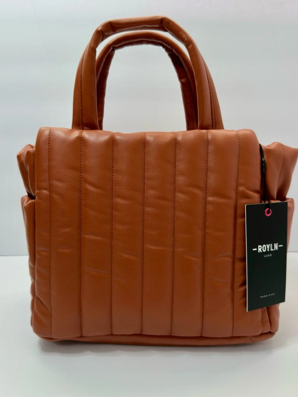 Think Royln Luxe Tote Saddle - Brand New Sealed - NYC Designer Bag”